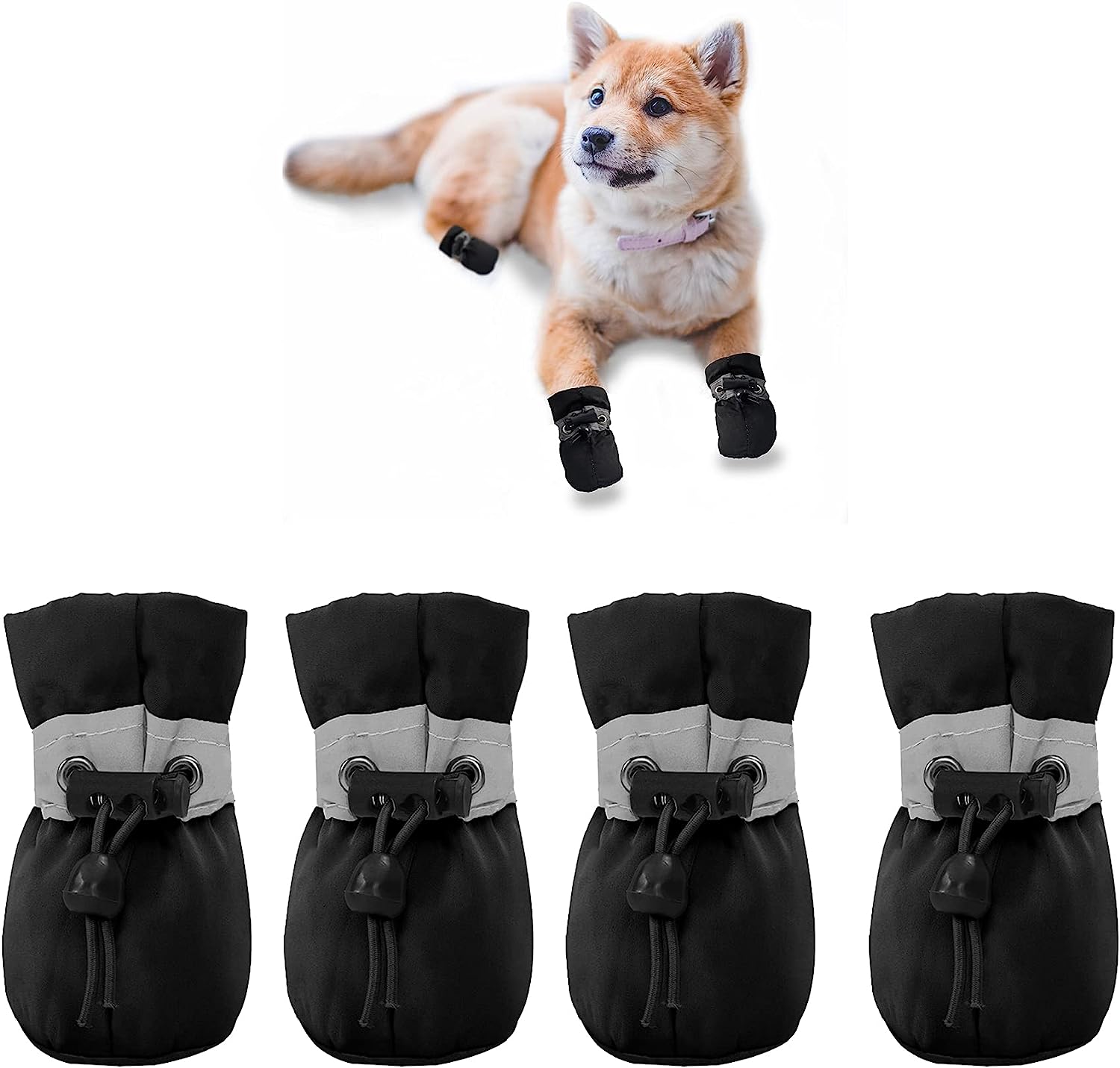 YAODHAOD Dog Shoes for Small Dogs, Hot Pavement Anti- [...]