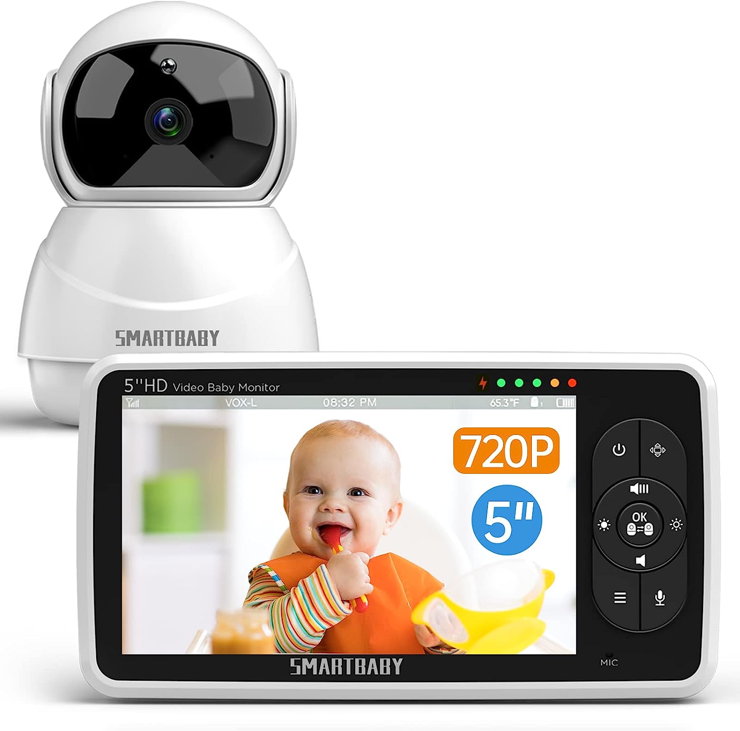 UKSUP Baby Monitor - 720P 5
