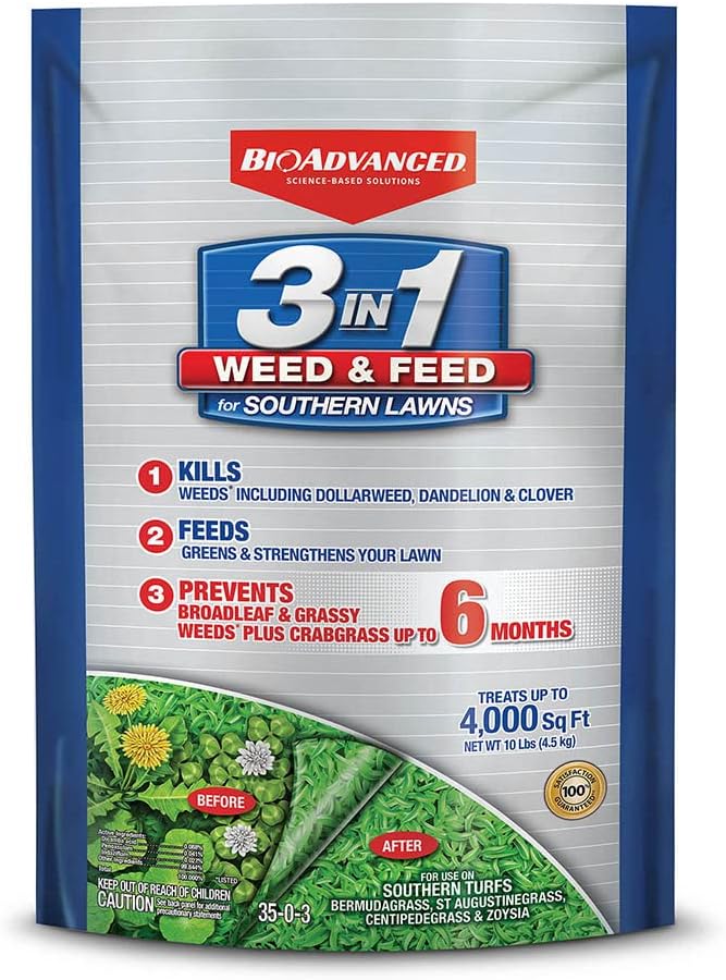 BioAdvanced 3-In-1 Weed & Feed for Southern Lawns, 10 [...]