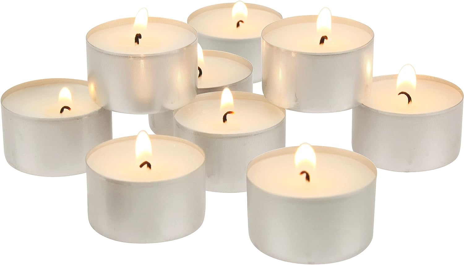 Stonebriar 300 Pack Unscented Tea Light Candles with [...]