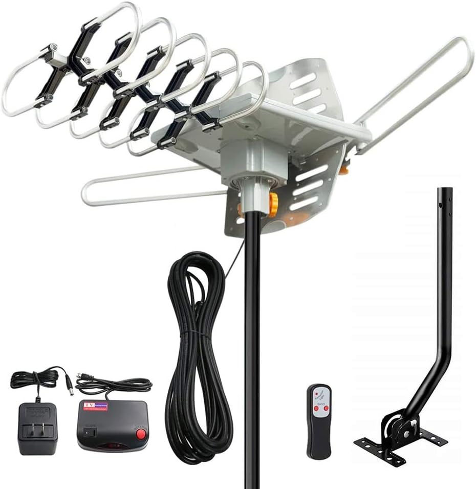 Outdoor TV Antenna for 150 Miles Range,Supports 4K [...]