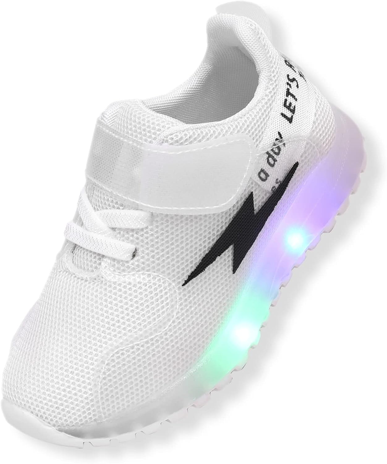 PATPAT Toddler Shoes Kid Shoes with LED Light Up Shoes [...]