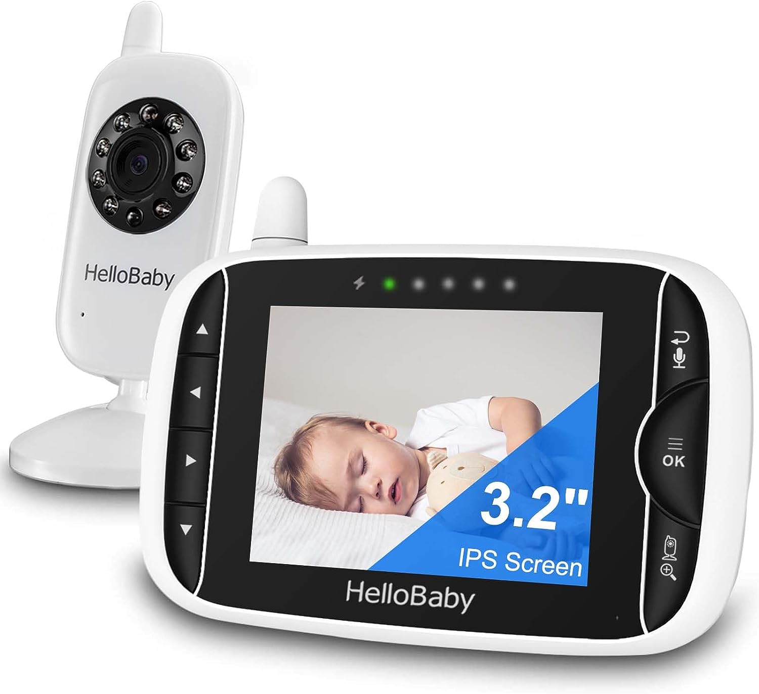 HelloBaby Video Baby Monitor with Camera and Audio - [...]