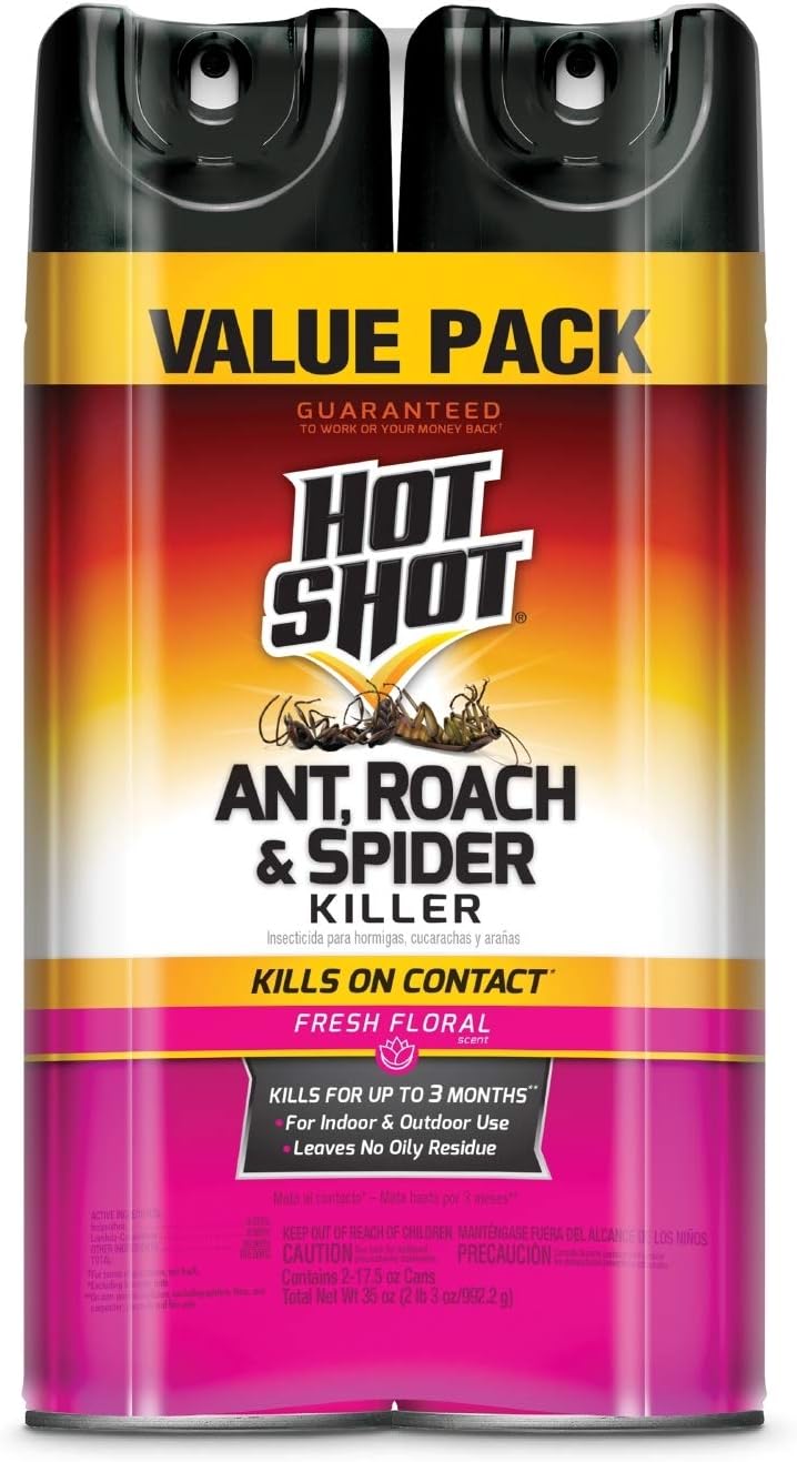 Hot Shot Ant, Roach & Spider Killer 2 Pack, 17.5 oz, [...]