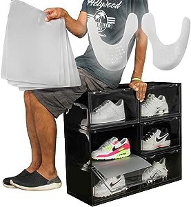 Letusto Premium Shoe Storage Boxes - Clear Plastic [...]
