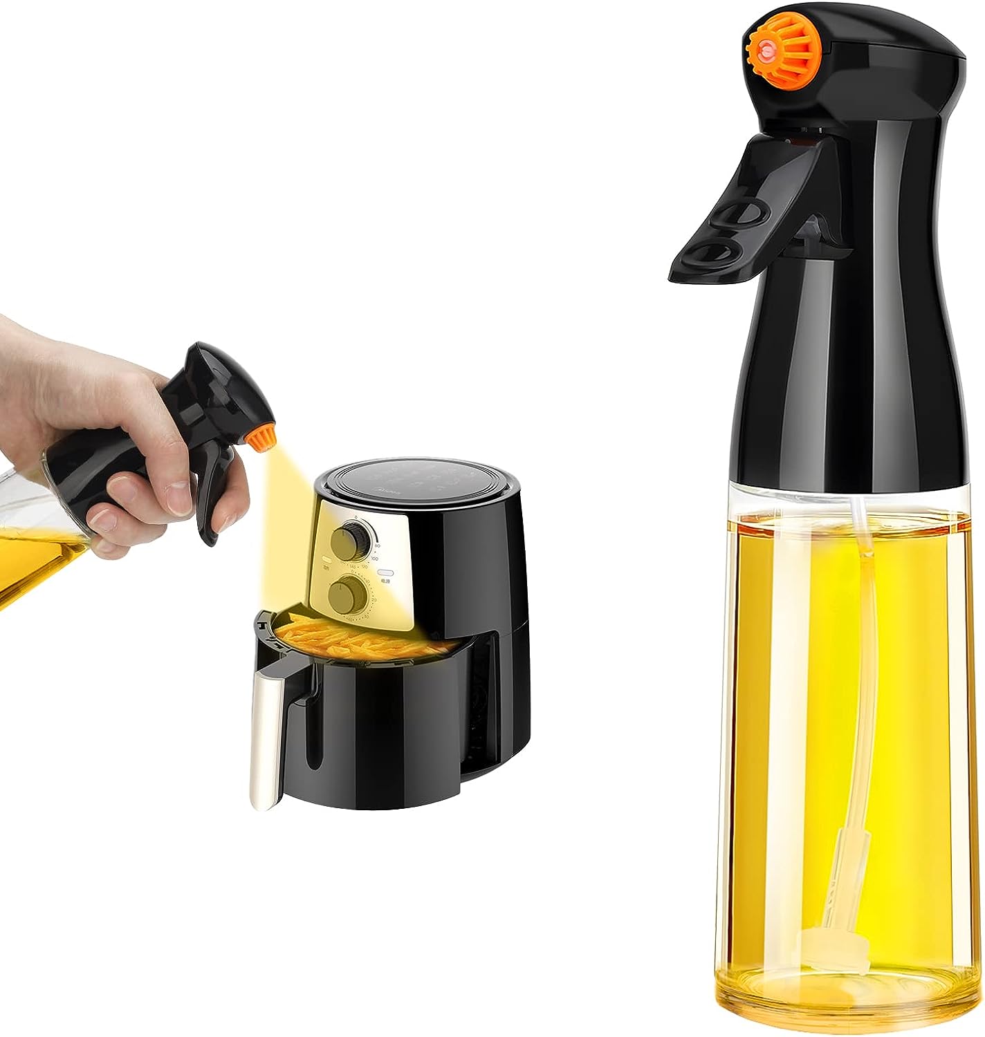 Oil Sprayer for Cooking - 210ml Glass Olive Oil [...]