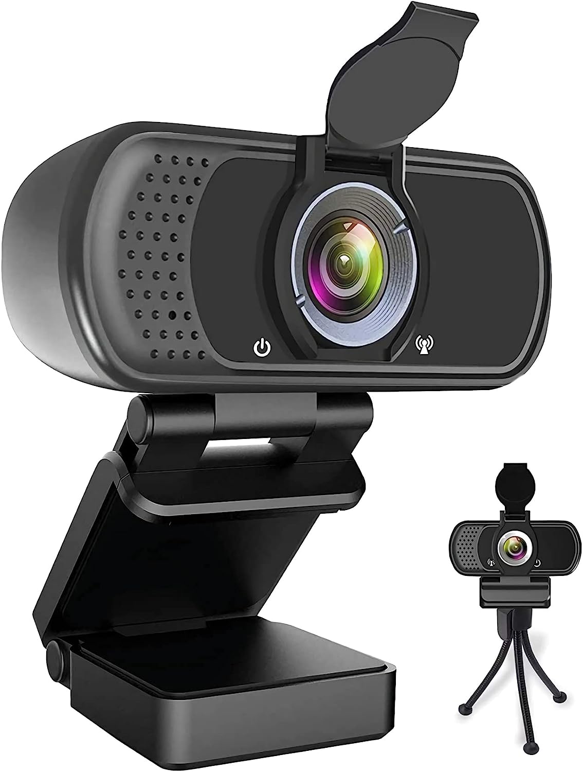 HZQDLN Webcam HD 1080P,Webcam with Microphone, USB [...]