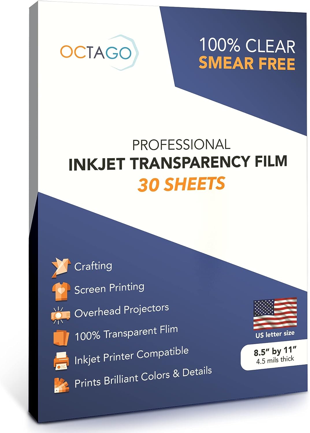 Octago Inkjet Transparency Paper (100% Clear) [...]