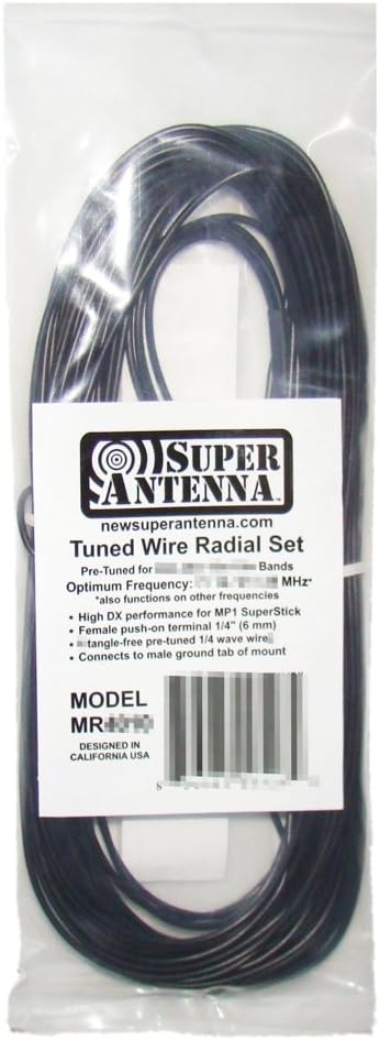 Super Antenna MR6060 SuperWire Radial Set for HF [...]