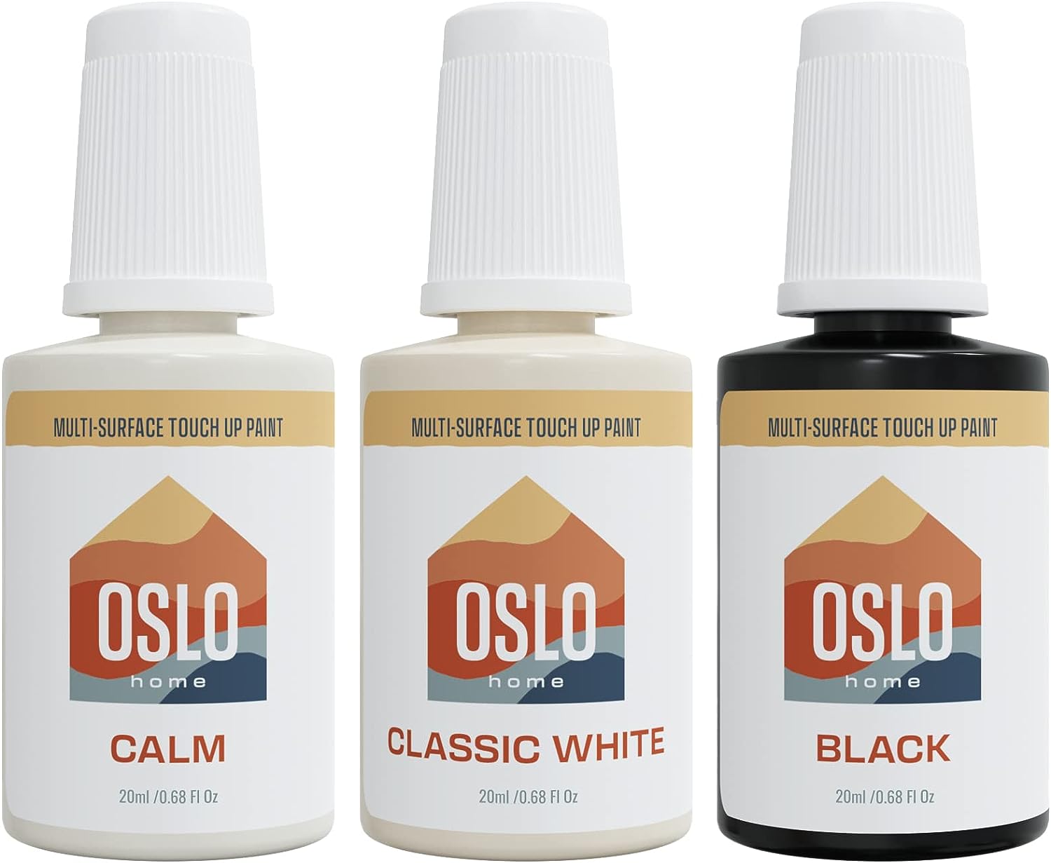 Oslo Home 3 Pack - Neutral Whites + Touch Up Paint Kit [...]