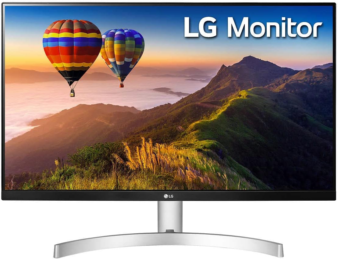 LG 27-inch 27MN60T-W Class FHD IPS Monitor (Renewed)