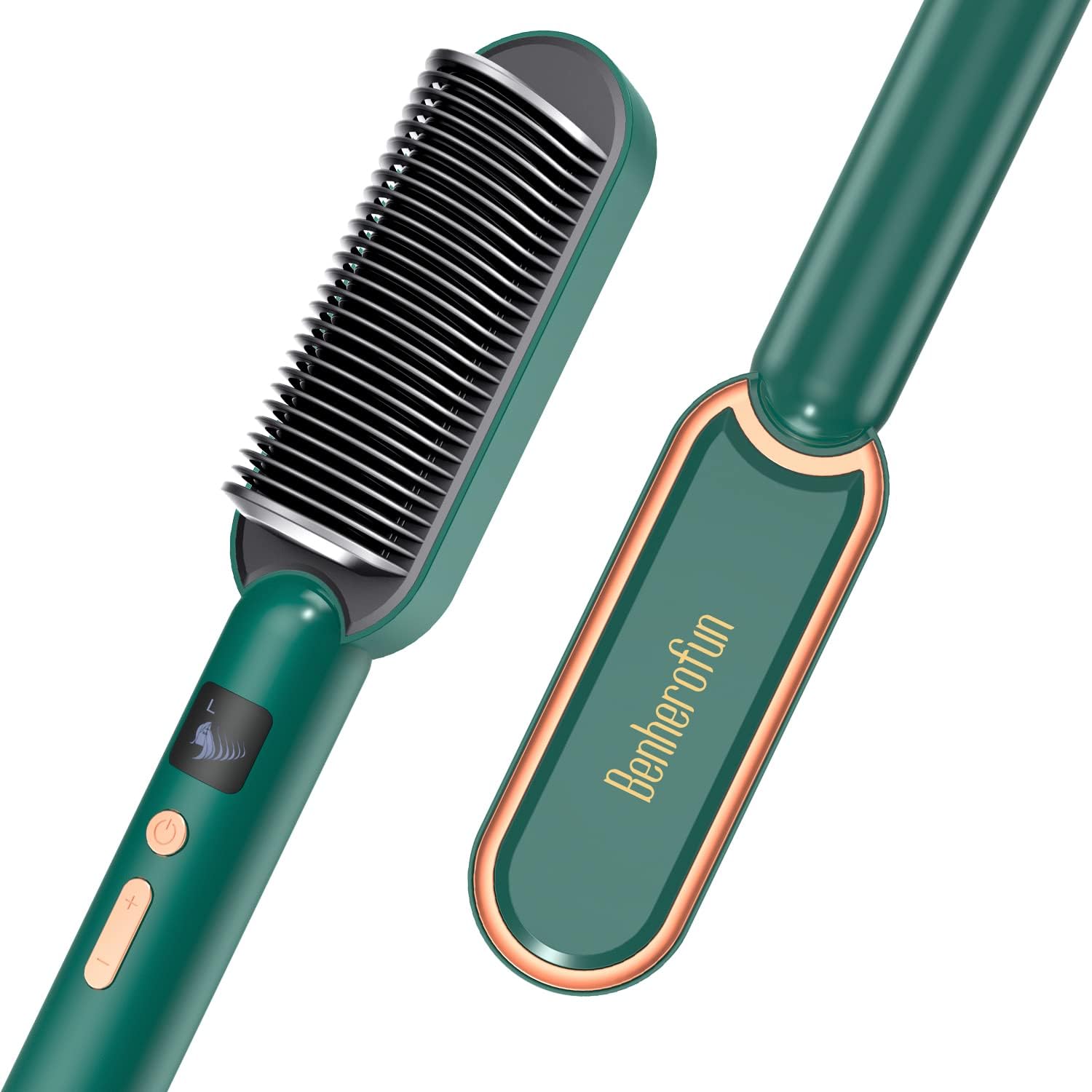 Hair Straightener Brush - Ionic Hair Straightener Comb [...]