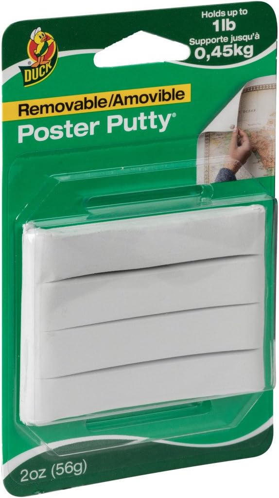 Duck Brand Reusable and Removable Poster Putty for [...]
