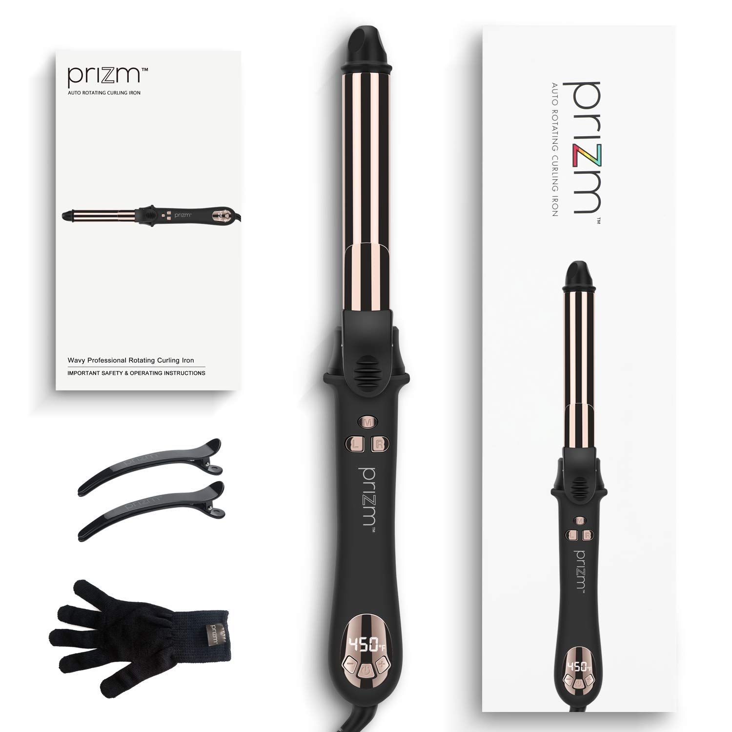 Prizm 1 Inch Wavy Professional Rotating Curling Iron, [...]
