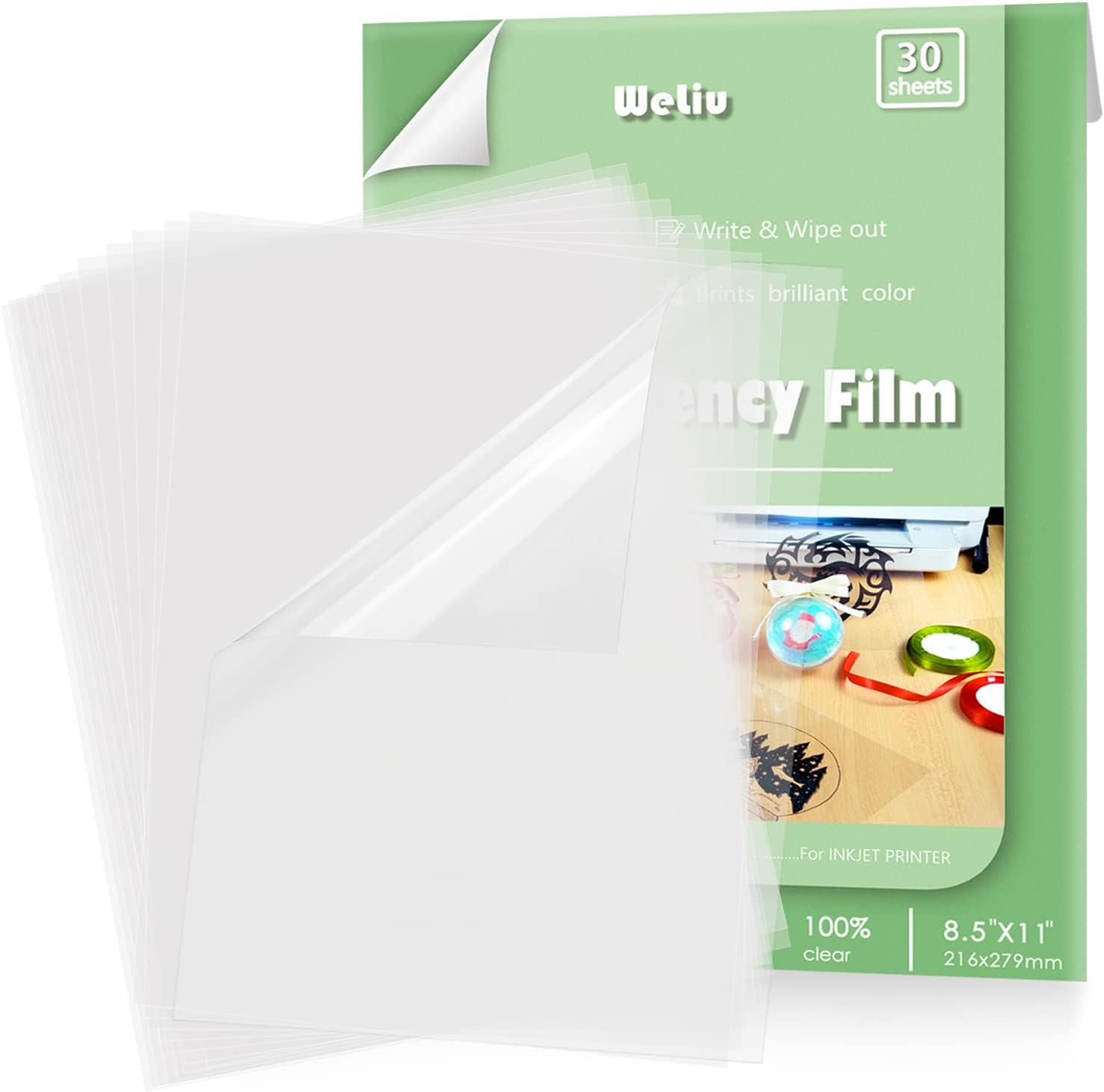 Transparency Film for Inkjet Printers 30 Sheets [...]