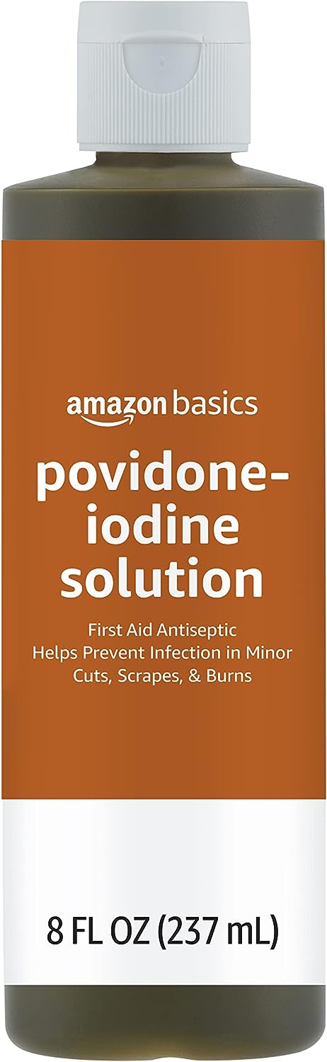 Amazon Basics First Aid Antiseptic, 10% Povidone [...]