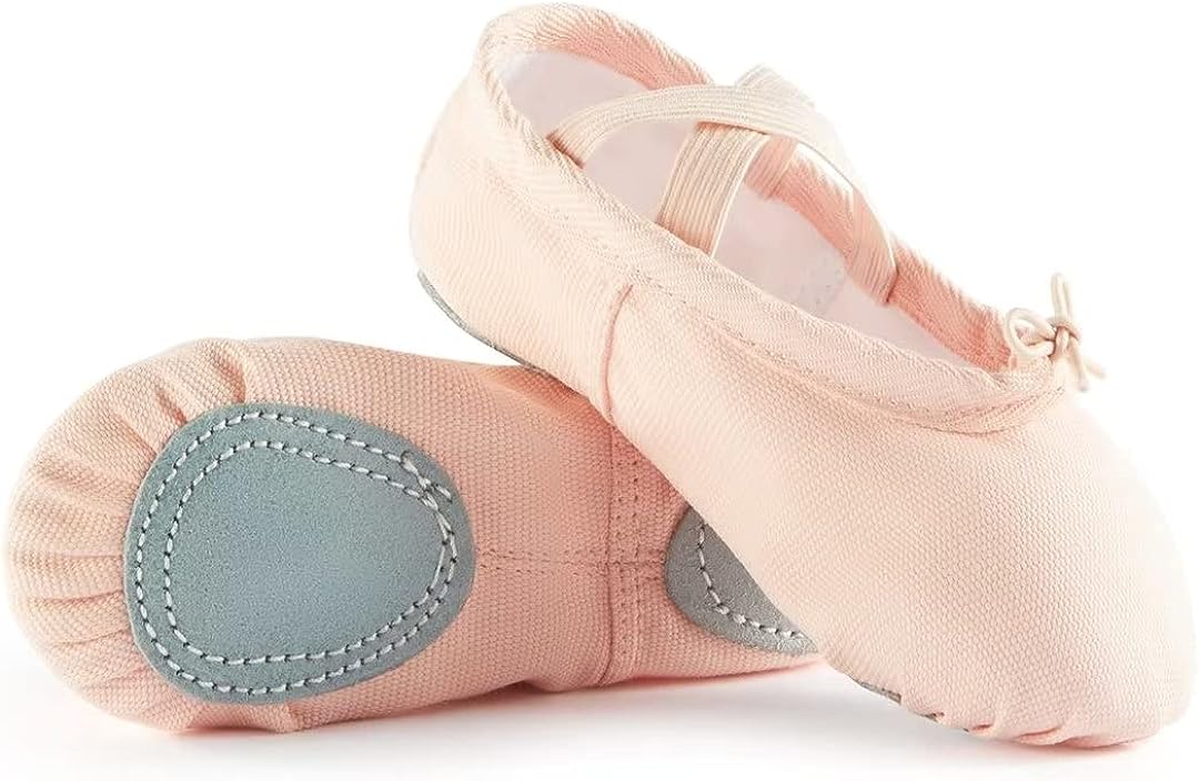 TIEJIAN Ballet Shoes for Girls, Toddler Ballet Shoes, [...]