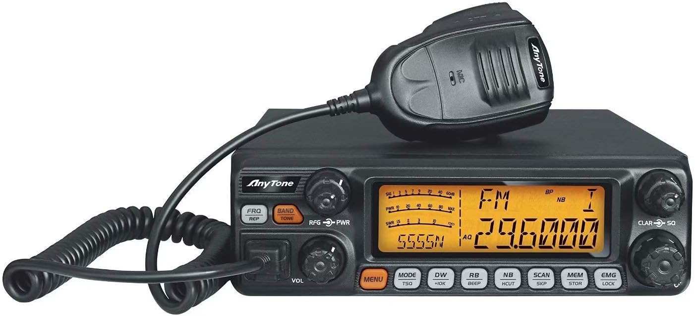 AnyTone AT-5555N 10 Meter Radio for Truck, with [...]