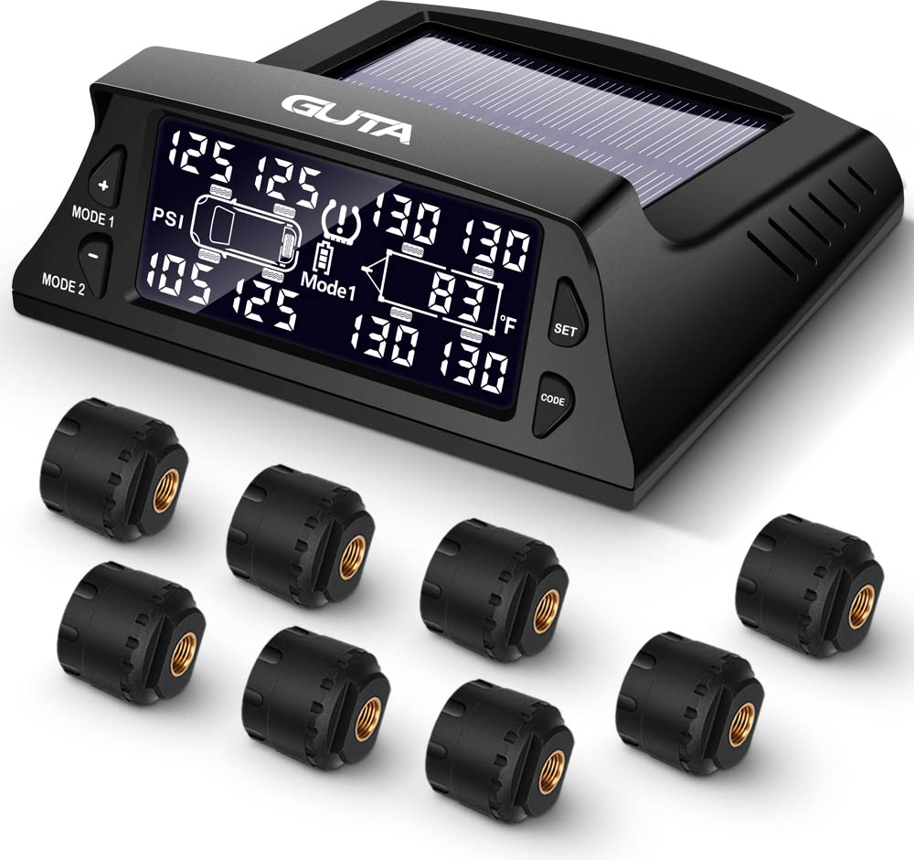 GUTA Tire Pressure Monitoring System for RV - 8 Sensor [...]