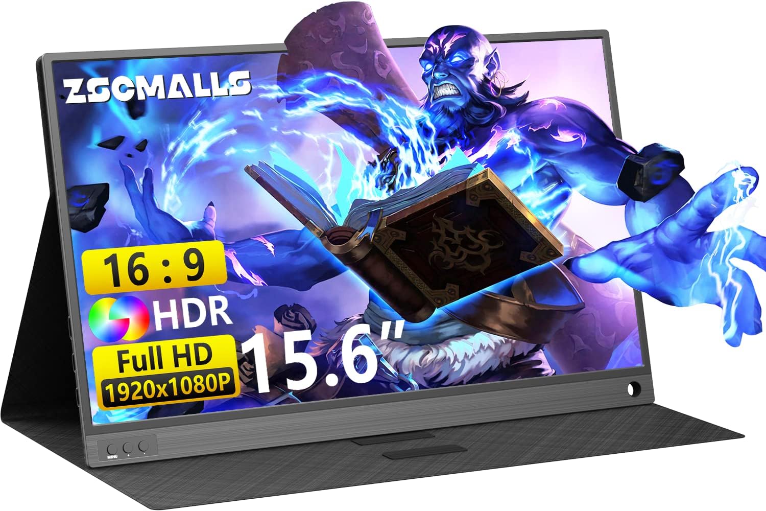 ZSCMALLS Portable Monitor 15.6 Inch Full HD Computer [...]
