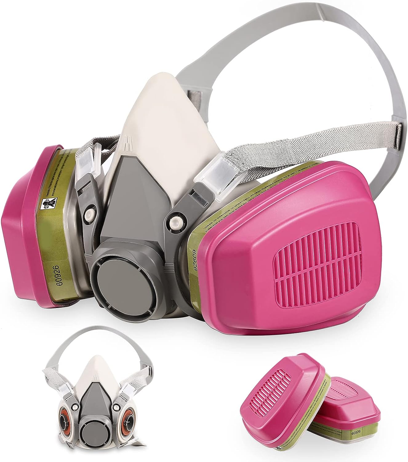 GSHUBB Reusable Respirator Mask with 60926 Filter,Half [...]