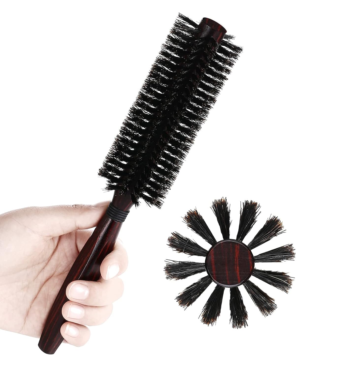 Round Boar Bristle Hair Brush-1.8 Inch, Blow Drying & [...]