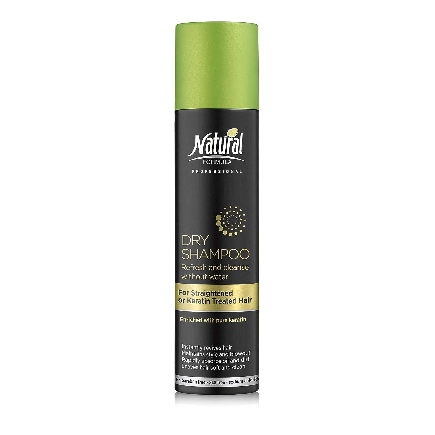 Natural Formula Dry Shampoo for Straightened, Heat [...]