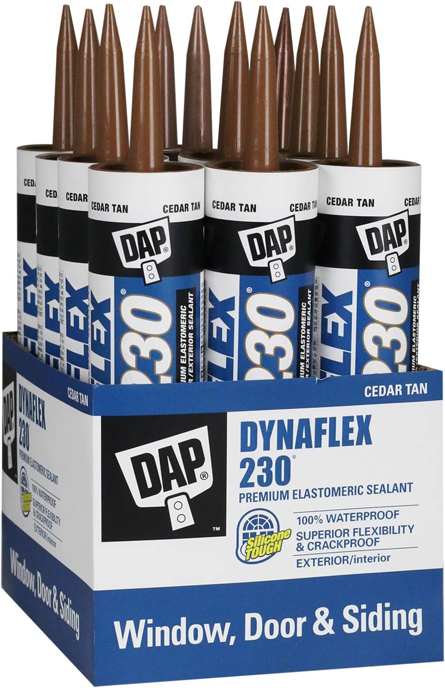 DYNAFLEX 7079818412 230 Cedar Tan Sealant, (Pack of 12)