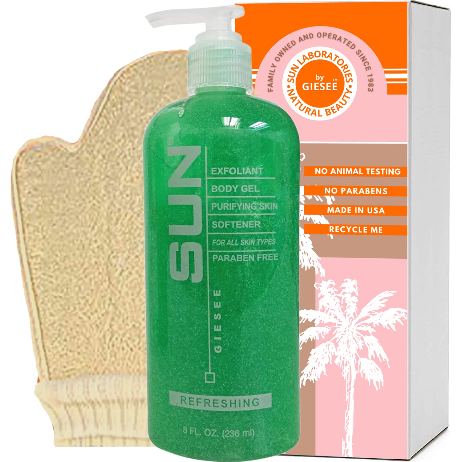 Sun Labs Unscented Exfoliating Body Scrub With Loofah [...]