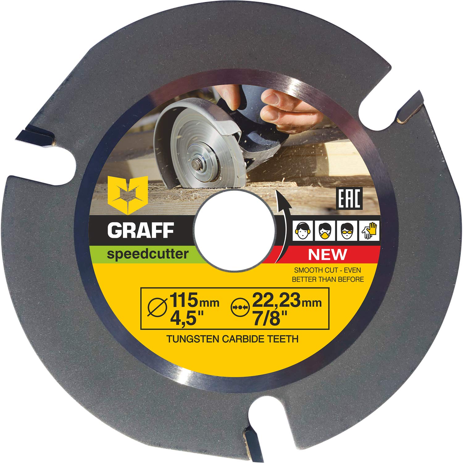 GRAFF SPEEDCUTTER 4 ½ Wood Carving Disc for Angle [...]