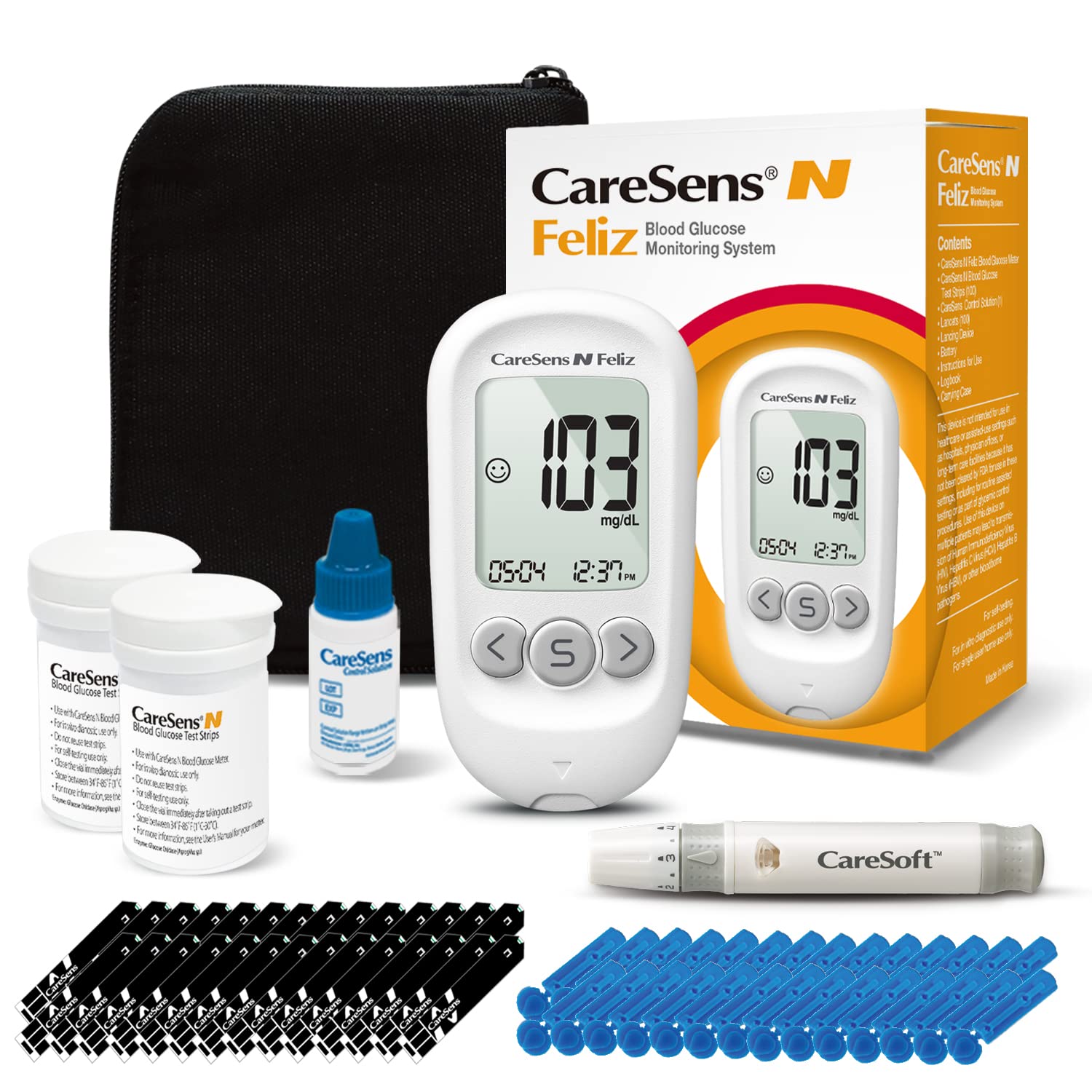 CareSens N Feliz Blood Glucose Monitoring Kit with 100 [...]