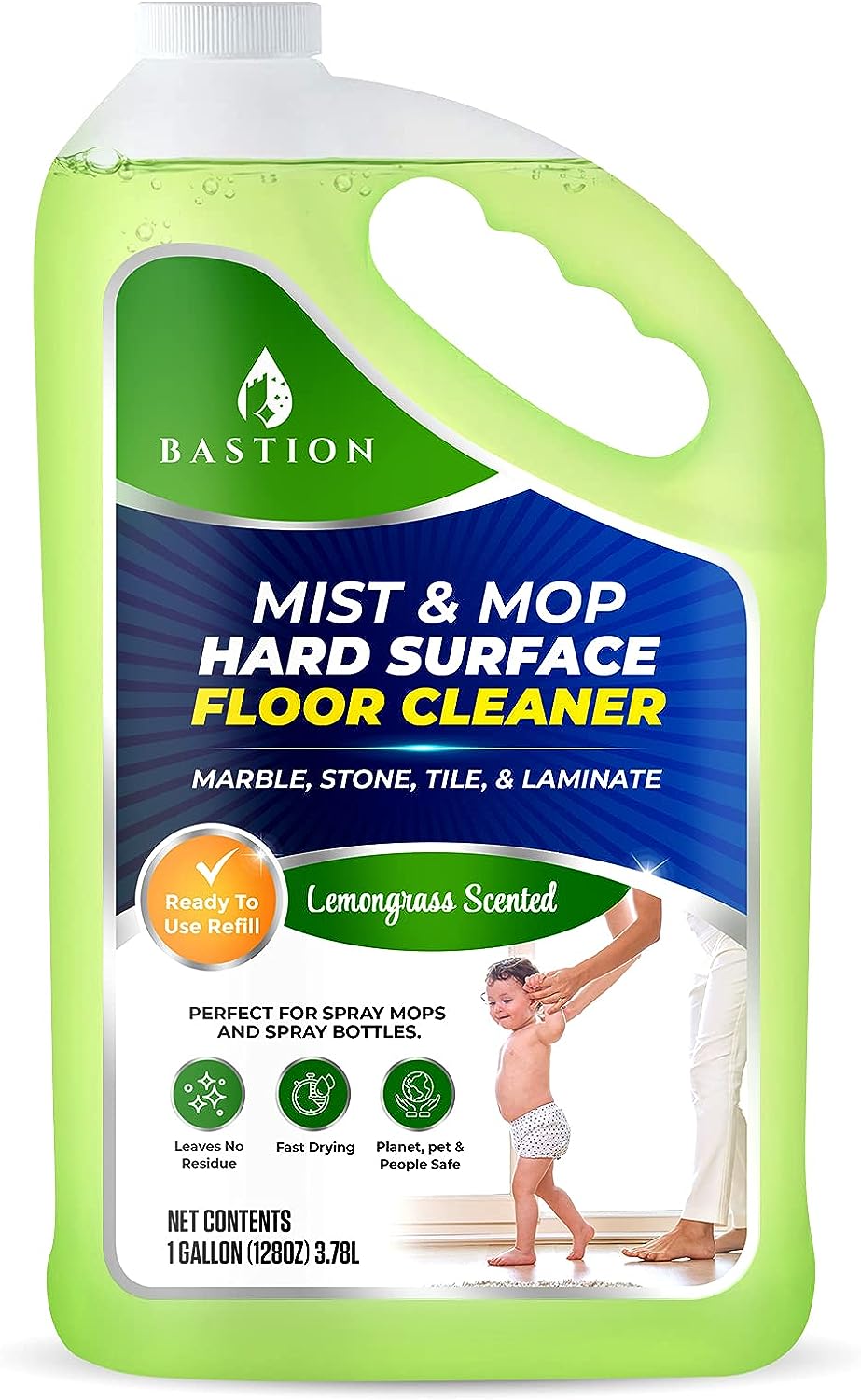 Hard Surface Liquid Floor Cleaner Solution Mist & Mop [...]