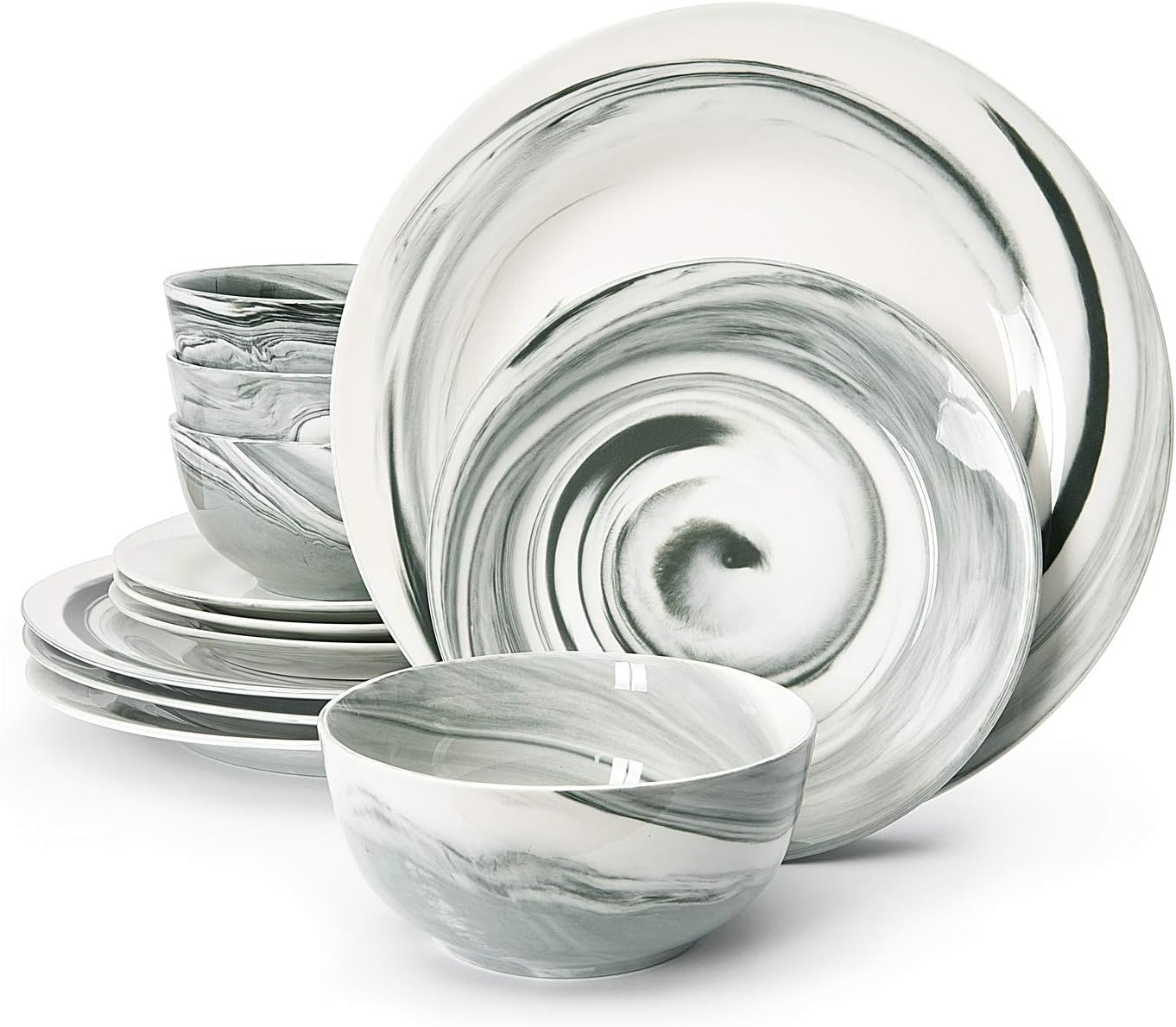 Divitis Home Fusion Porcelain Dinnerware Set 12 Piece, [...]