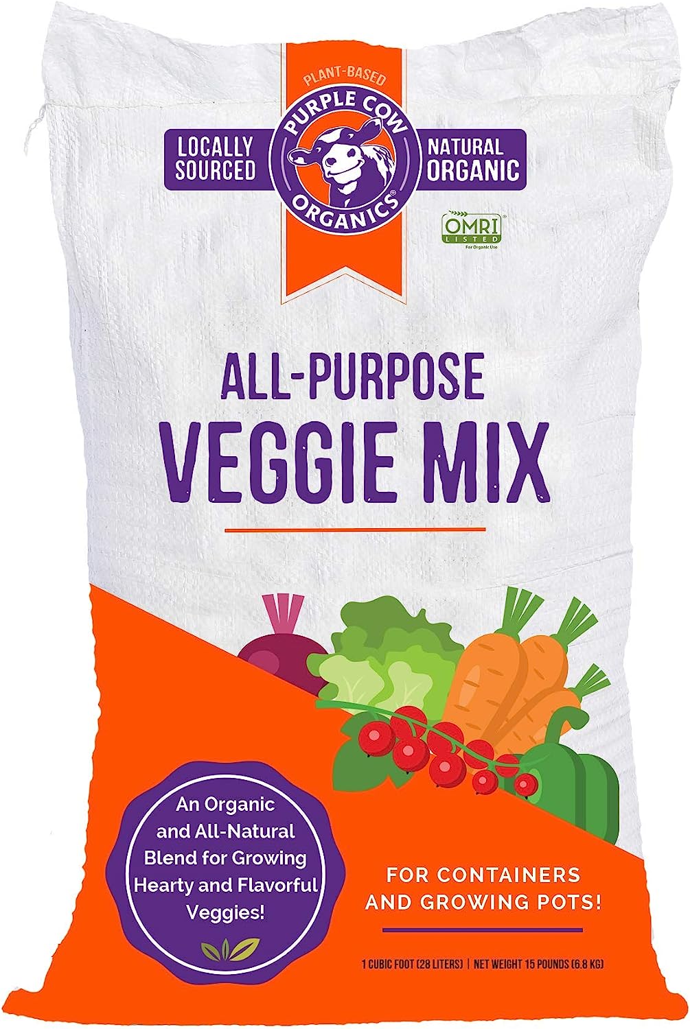 Purple Cow Organics All Purpose Veggie Mix, 1 Cubic [...]