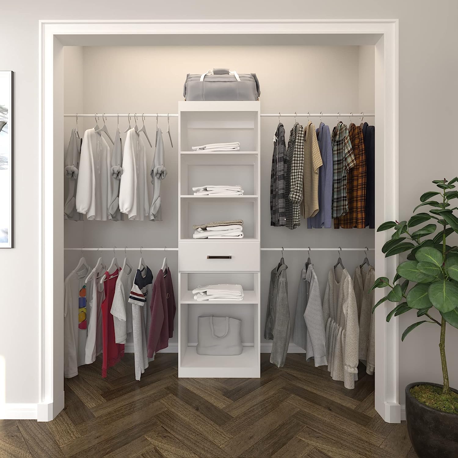 SOLRIG Closet System Tower Kits, Including Clothes [...]