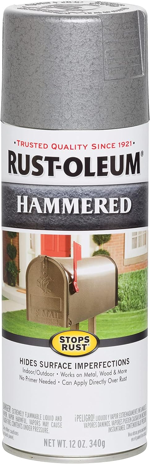 Rust-Oleum 7213830 Stops Rust Hammered Spray Paint, 12 [...]