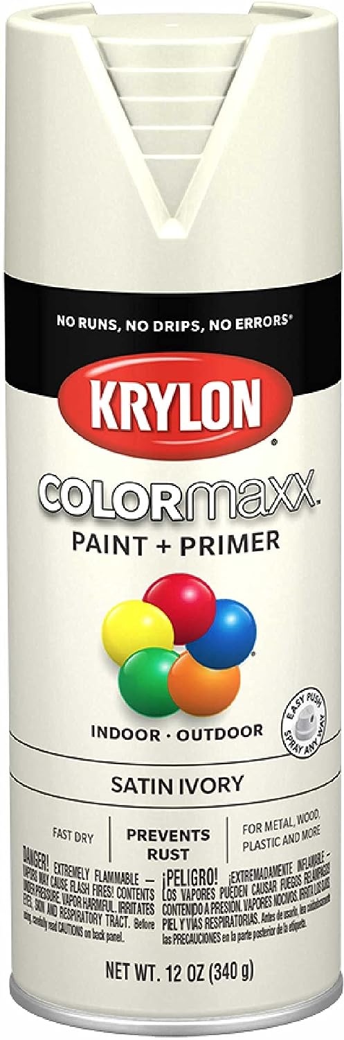 Krylon K05567007 COLORmaxx Spray Paint and Primer for [...]