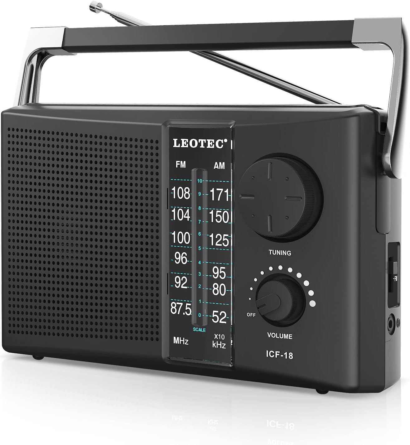 LEOTEC Portable AM FM Radio with Best [...]