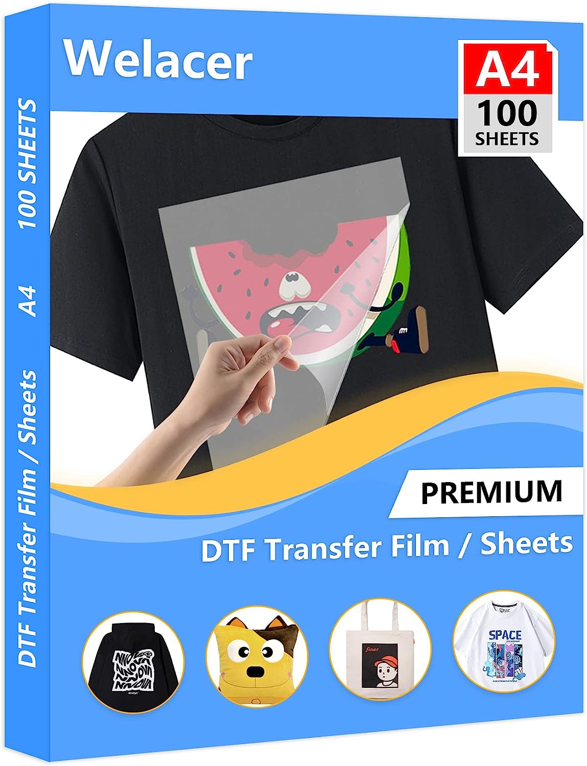 100 Sheets DTF Transfer Film Paper A4 Double Sided [...]