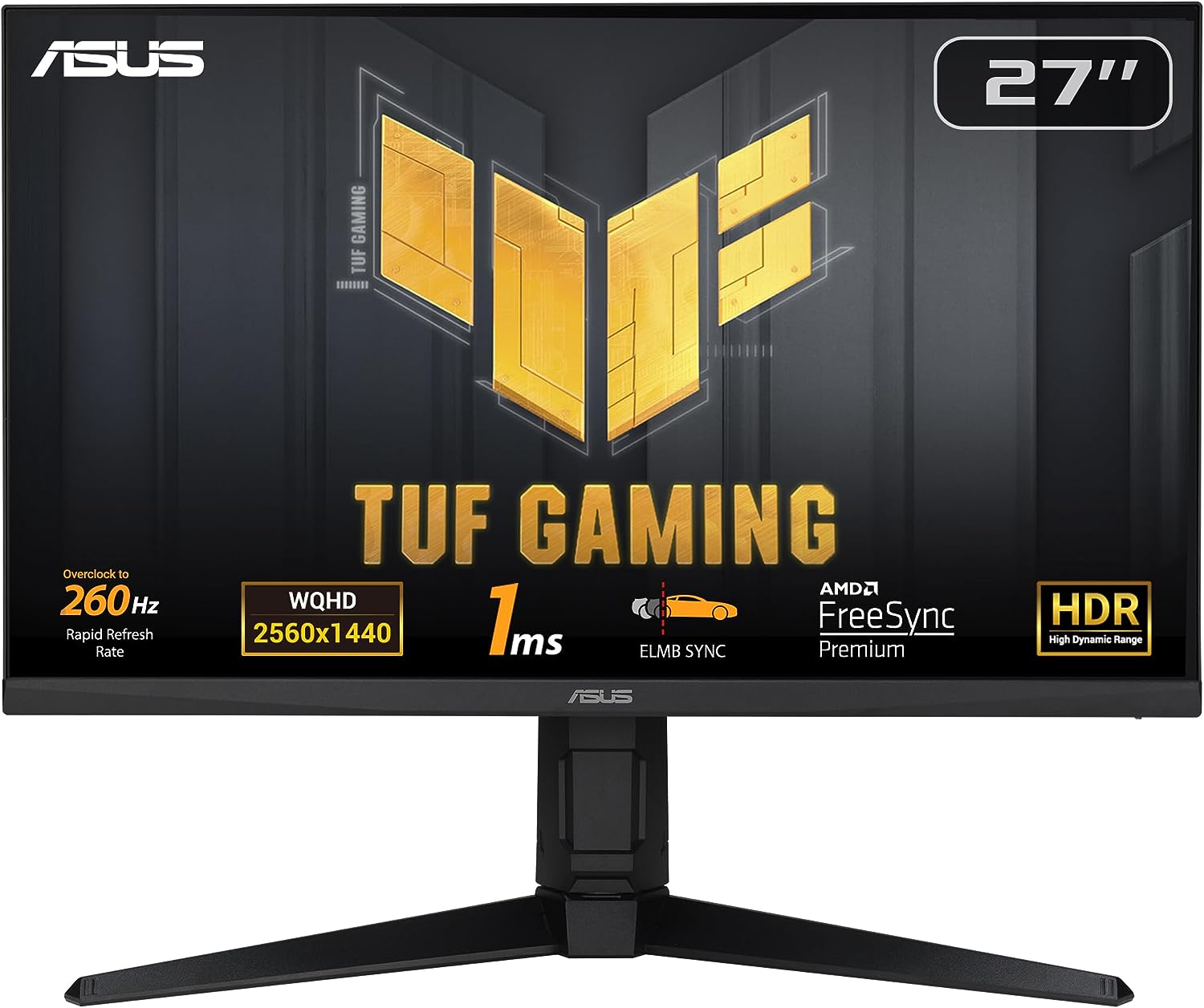 ASUS TUF Gaming 27” 1440P Gaming Monitor (VG27AQML1A) [...]