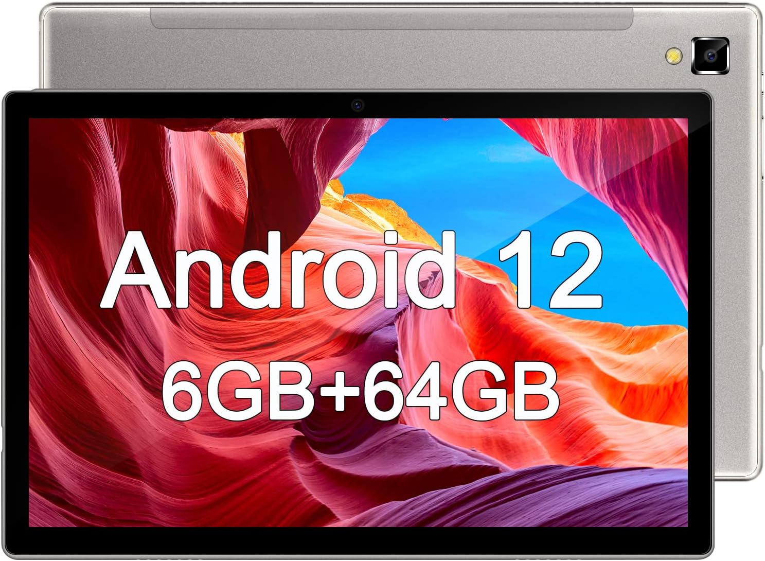 Android Tablet 10 inch, Android 12 Tablet, 6GB RAM [...]