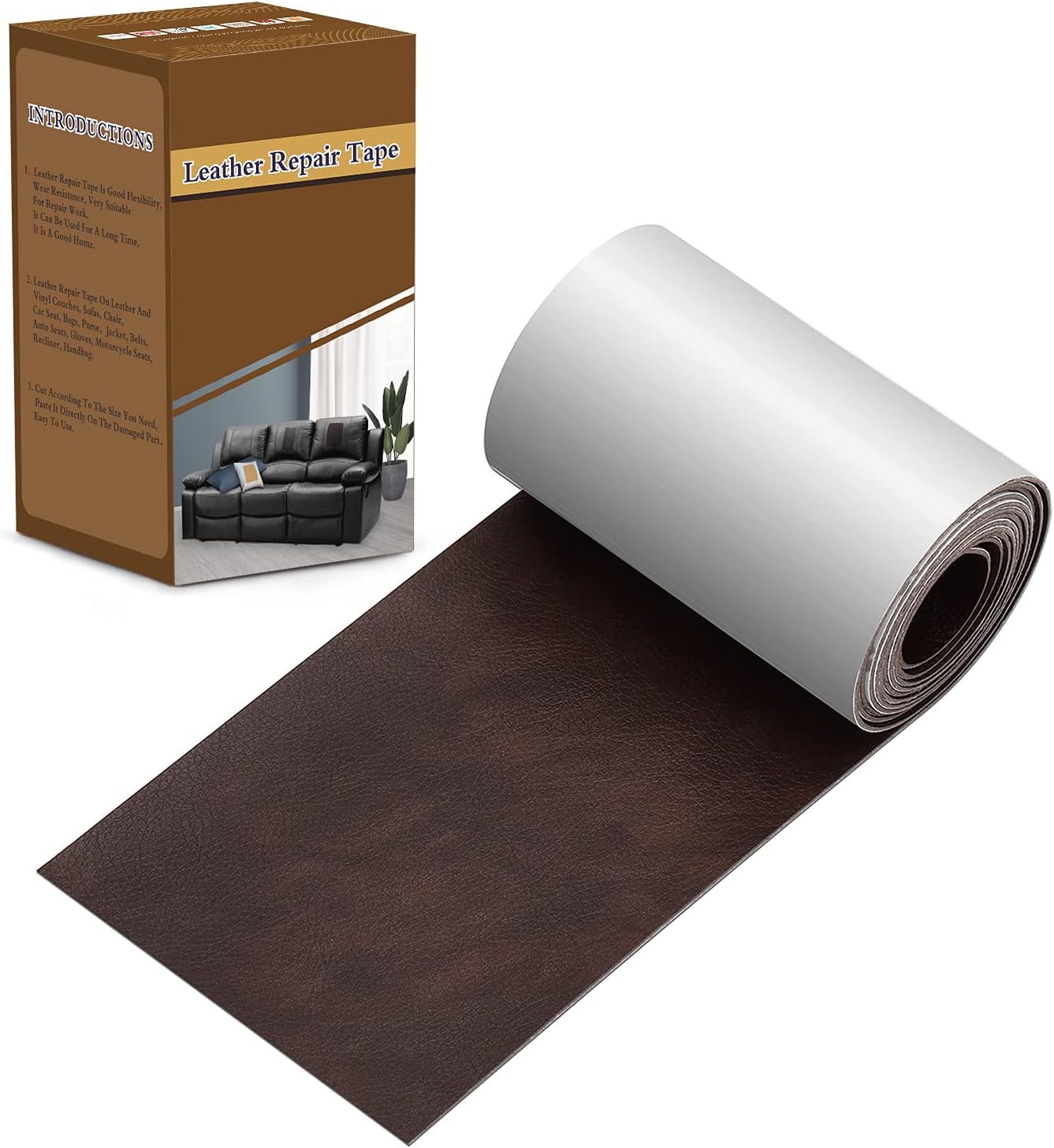 ONine Leather Tape 3X60 Inch Self-Adhesive Leather [...]