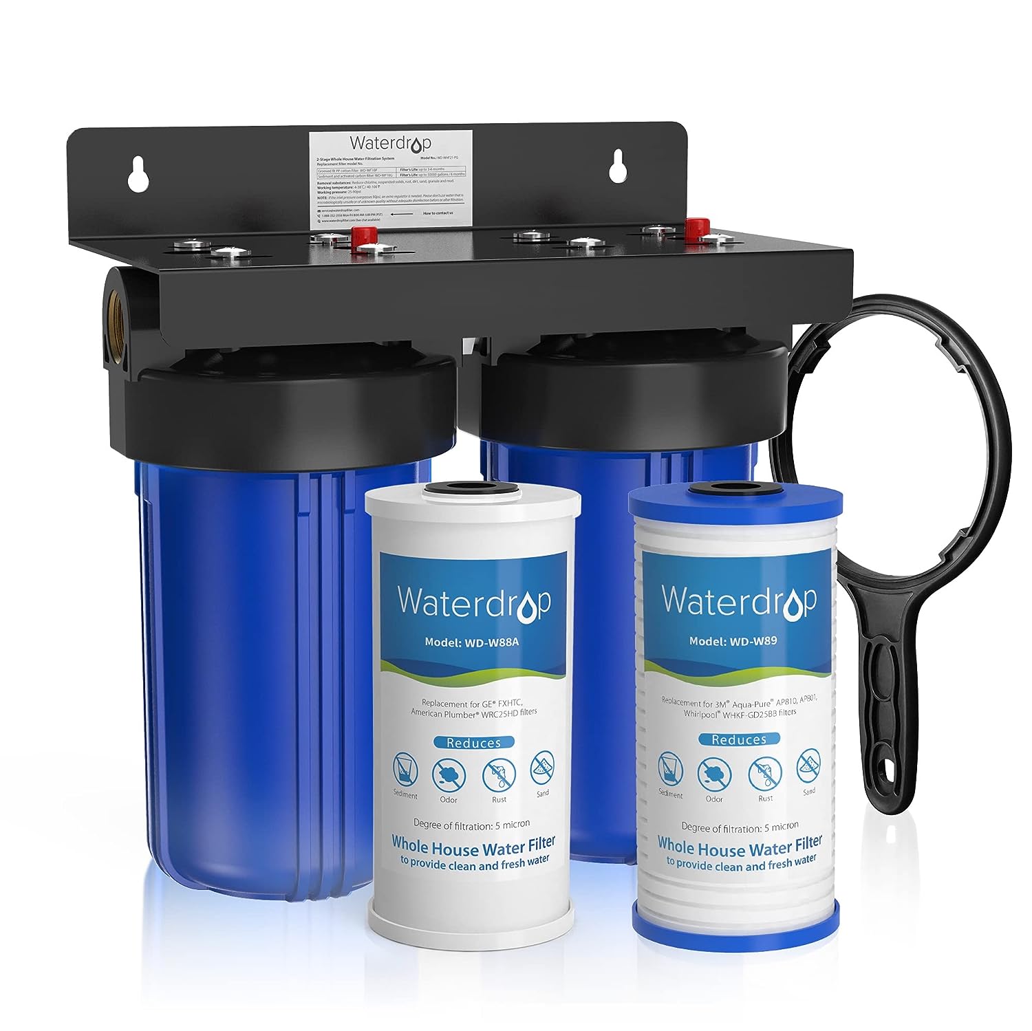 Waterdrop Whole House Water Filter System, with Carbon [...]