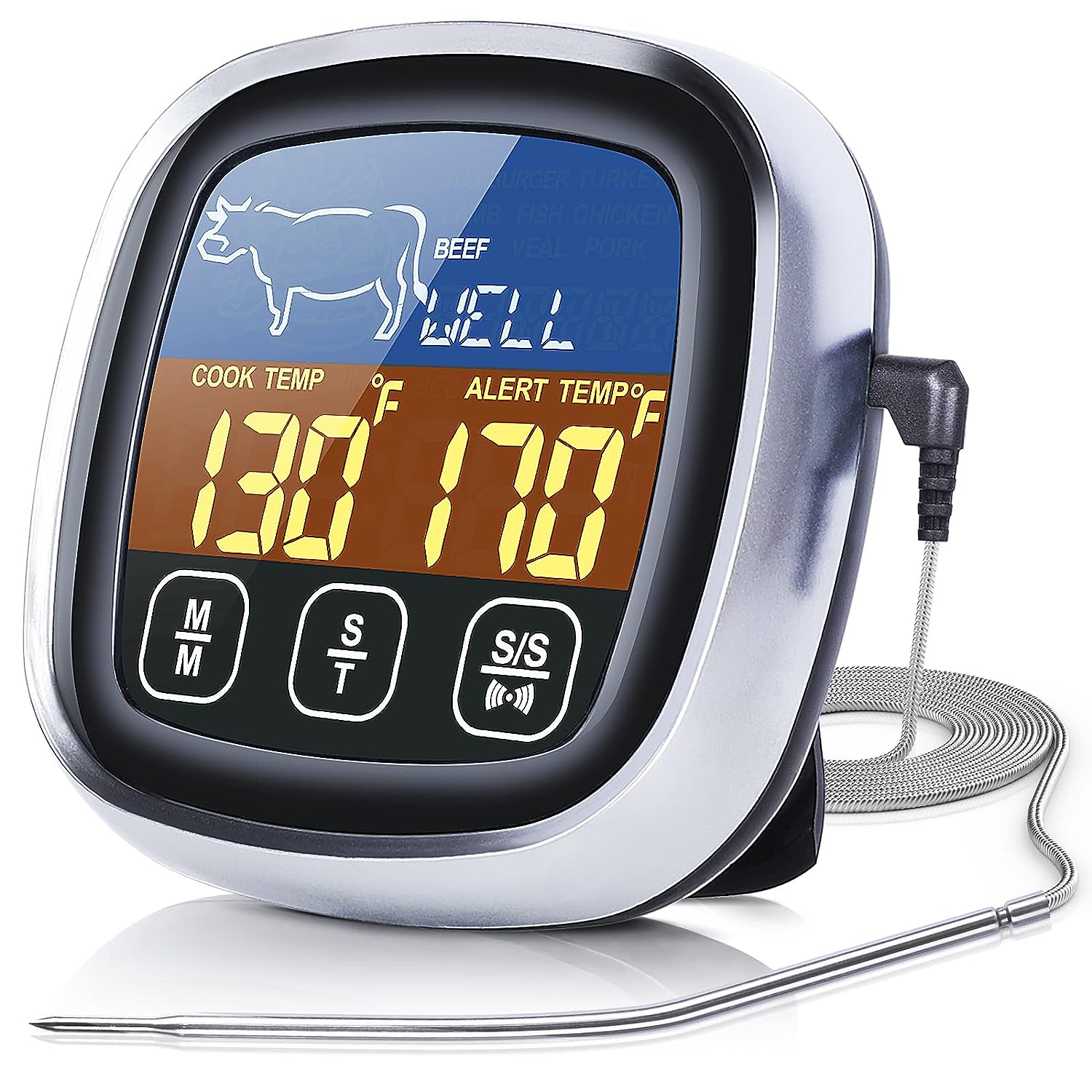 Pilita Digital Meat Thermometer with Large Touchscreen [...]