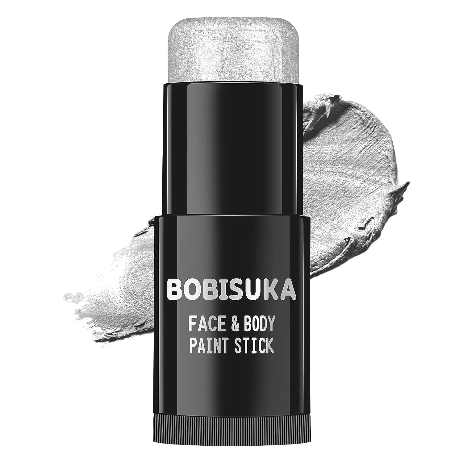 BOBISUKA Silver Face Paint Stick, Waterproof Metallic [...]