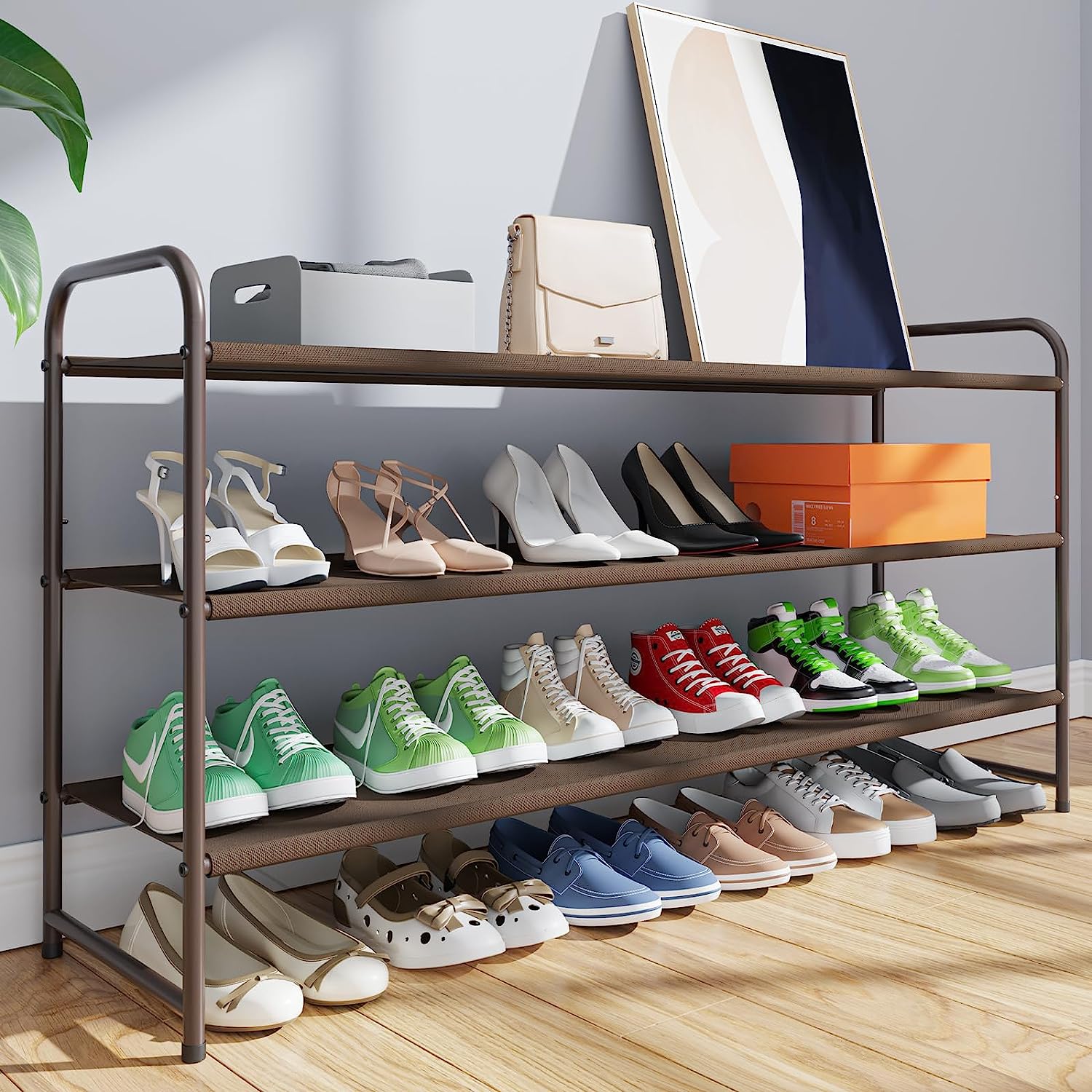 Kitsure Shoe Rack for Entryway - Sturdy & Durable Long [...]