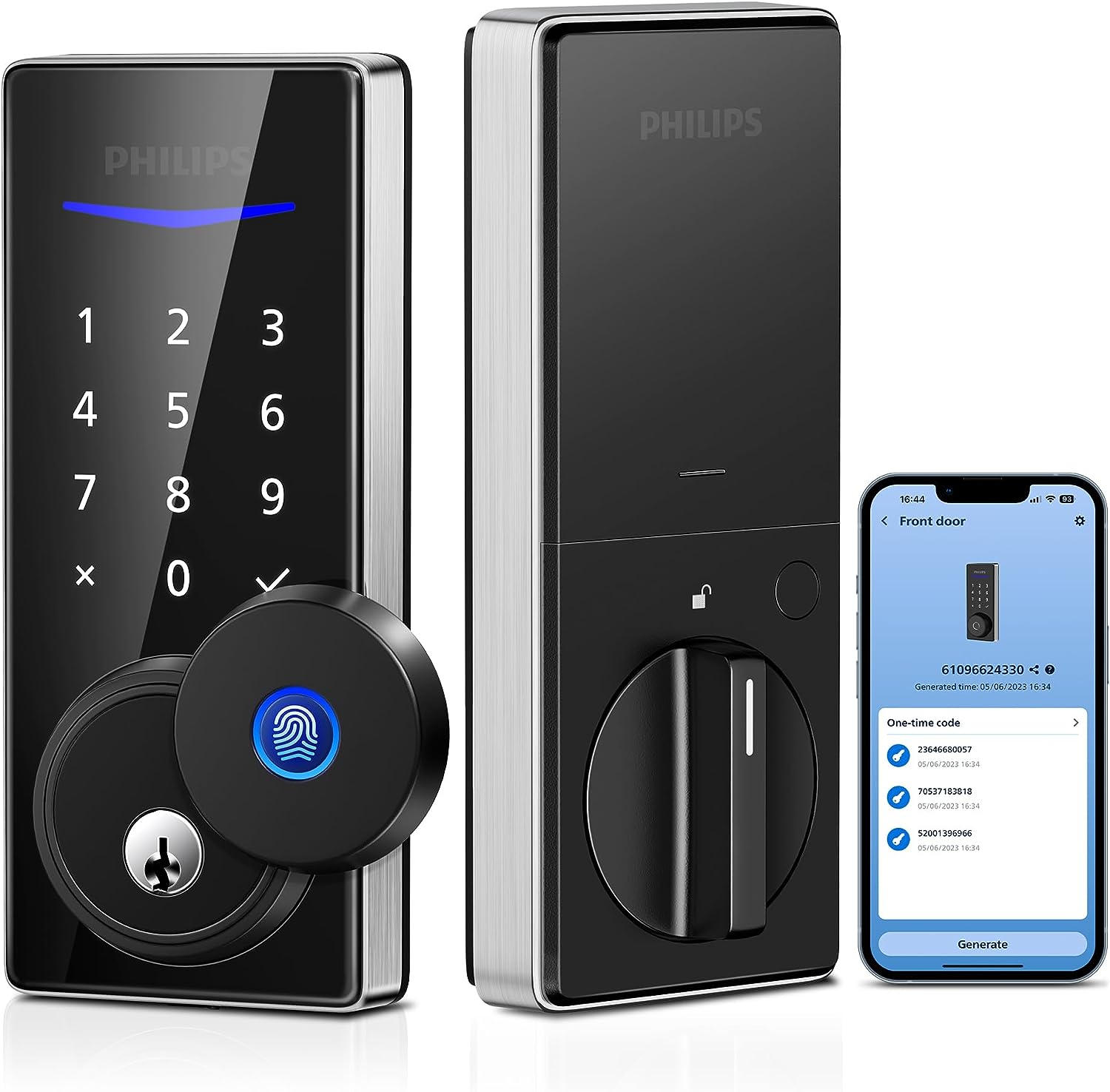 Philips Smart Lock, Fingerprint Door Lock, Keyless [...]