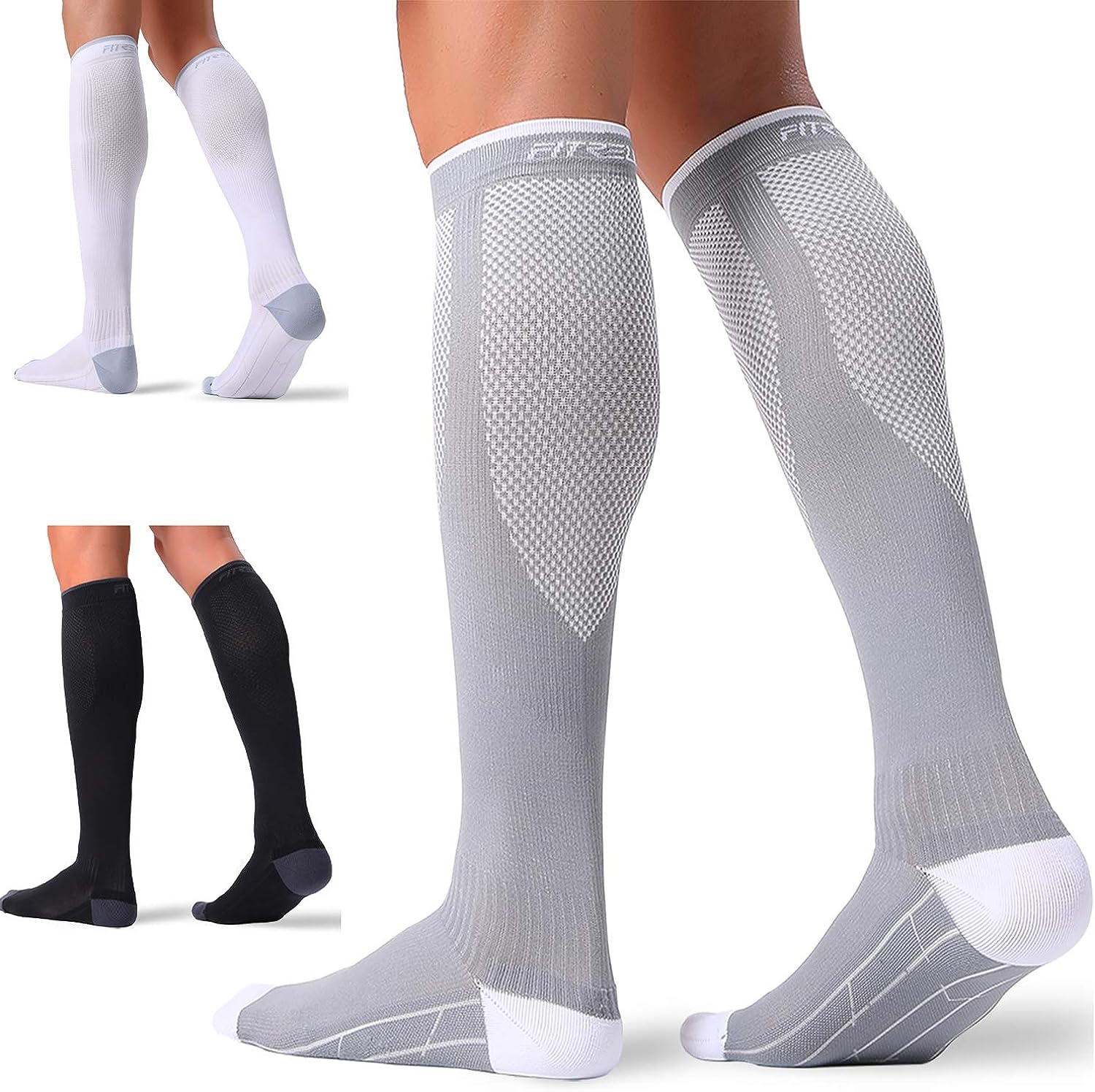 FITRELL 3 Pairs Compression Socks for Women and Men [...]