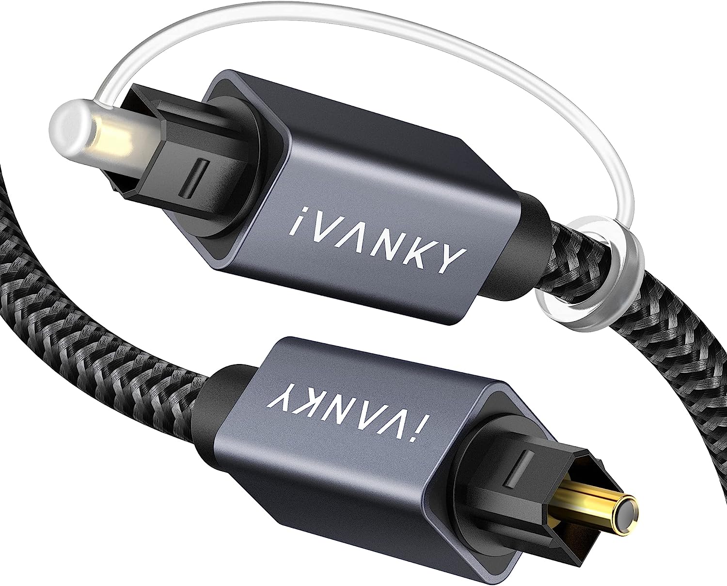 IVANKY Optical Audio Cable 10ft/3M, Slim Braided Fiber [...]
