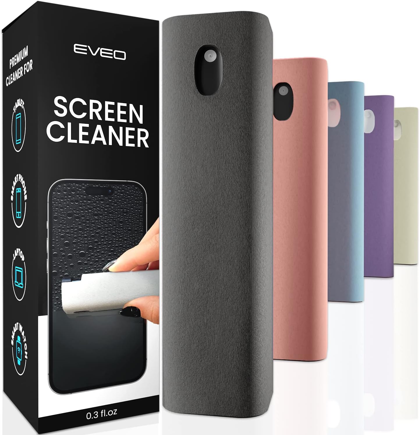 EVEO Screen Cleaner Spray and Wipe - Computer Screen [...]